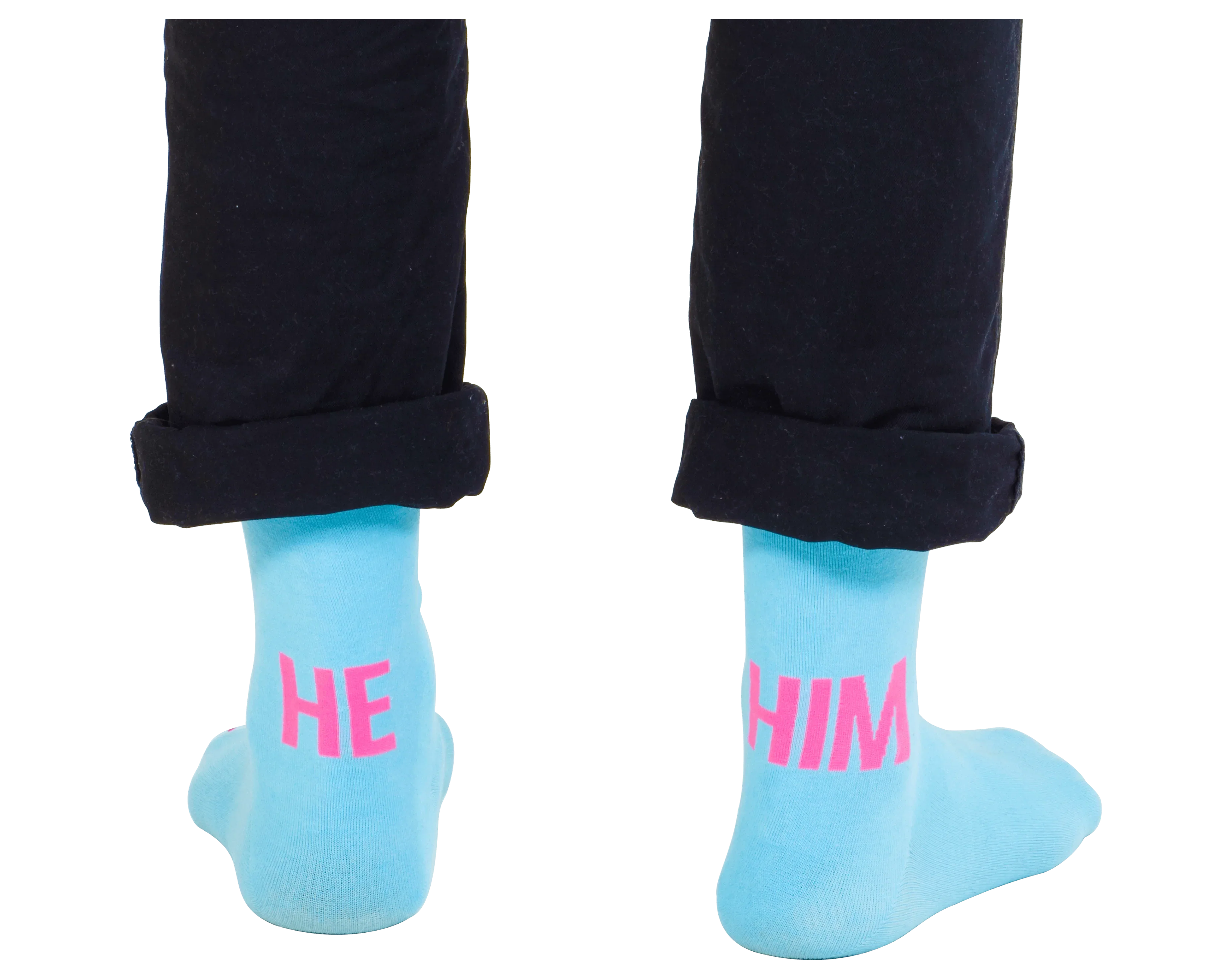 Gender Pronoun Socks - 1 pair - notjust