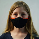 Face Mask: Black (kids) - notjust