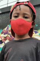 Face Mask: Red (kids) - notjust